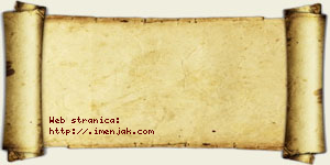 Avram Denić vizit kartica